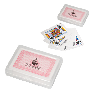 G8965-AUNTE UPP PLAYING CARDS-Red cards